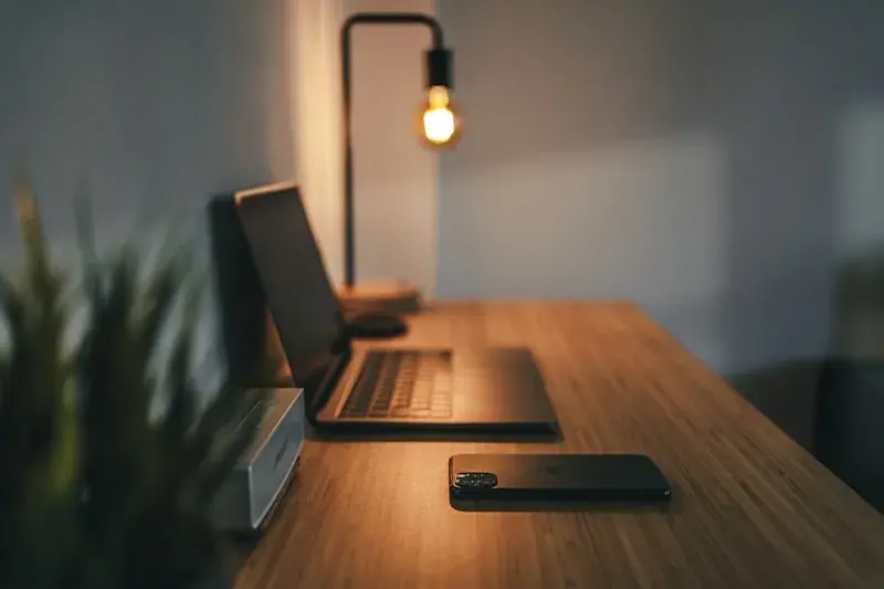 Solid Walnut & Aluminum Monitor Stand — view 1